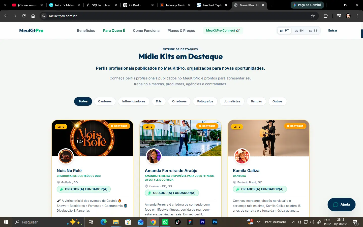 MeuKitPro — Plataforma criada pela Cridare